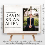 Missionary Frame for LDS Elder Missionary, Personalized Called to Serve Plaque, Missionary Farewell Decor, Missionary Homecoming Party Decor