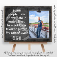 Personalized Senior Football Mom Picture Frame, Football Senior Night Gift Ideas For Parents, End of Season Football Banquet, Some People We Raised Ours