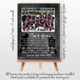 Personalized Hockey Coach Gift Picture Frame, Hockey Senior Night Gift Ideas, End of Season Hockey Banquet, Fallen in Love With Hockey