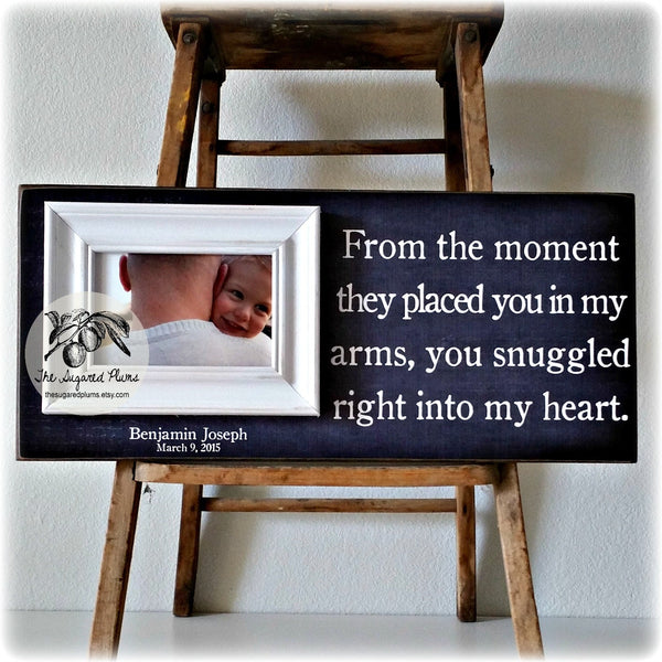 From The Moment We Met You Adoption Gift Ideas, Picture Frame,8x20 The Sugared Plums Frames
