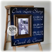 1st Anniversary Gift For Husband, First Anniversary Gift for Bride and Groom, Wedding Gift for the Couple, 16x16